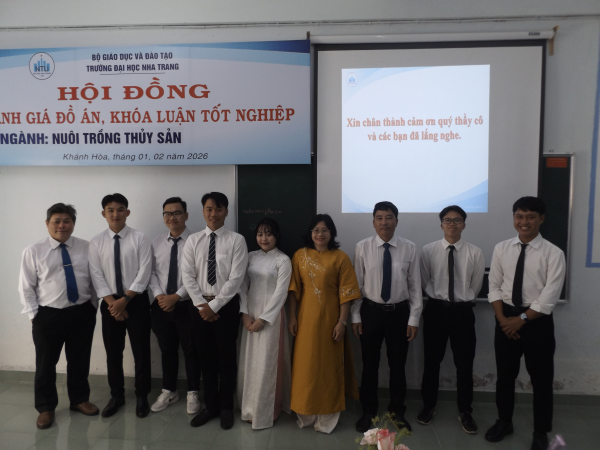 Khép lại giảng đường – Mở ra hành trình nghề nghiệp của Tân Kỹ sư ngành Nuôi trồng Thủy sản