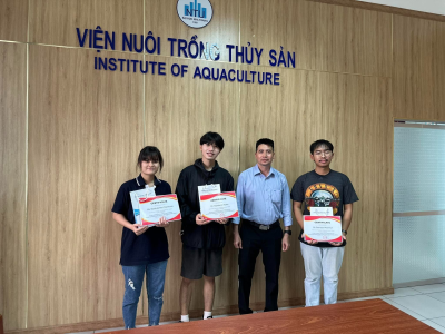 Viện Nuôi trồng Thủy sản tiếp nhận các sinh viên từ Đại học Chieng Mai-Thái Lan đến thực tập tốt nghiệp