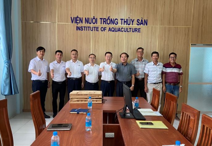 Viện nuôi trồng thủy sản làm việc với công ty Tongwei